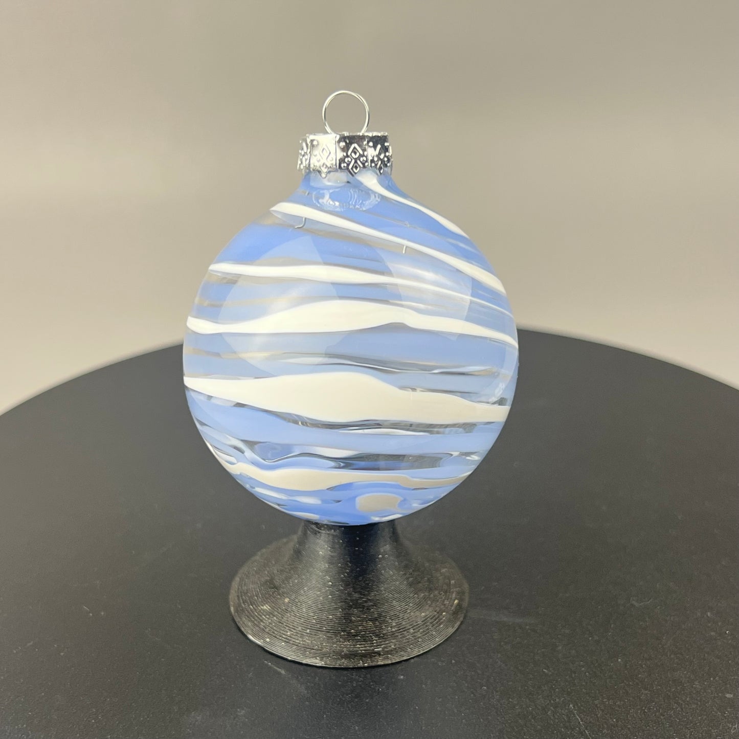 Milky Blue Ornament