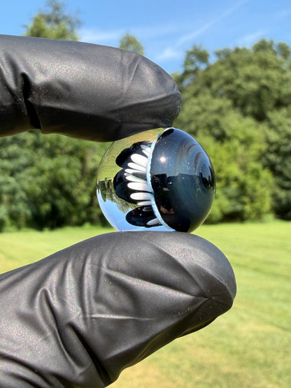 Black & White Implosion Marble