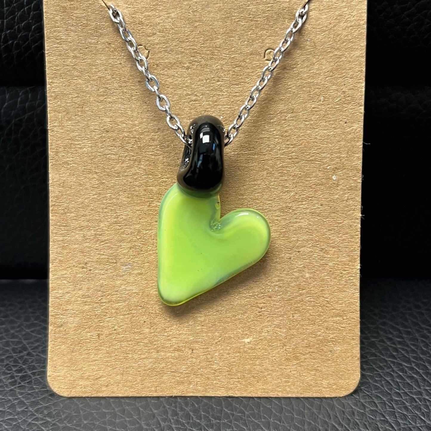 Slyme Green Heart Pendy