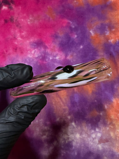 Gold Leopard Chillum