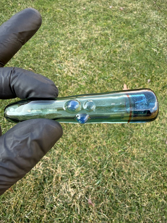 Aqua Sparkle Chillum