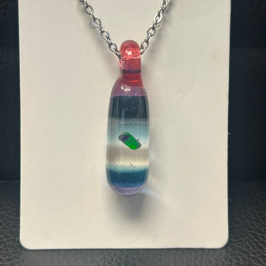 Stacked Dark Opal Pendy