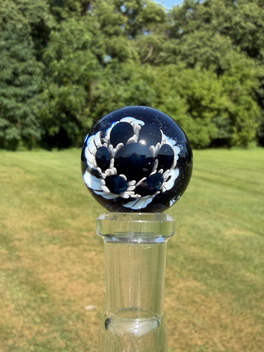 Black & White Implosion Marble