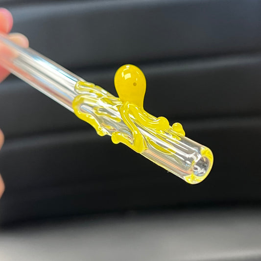 Yellow Octopus Straw