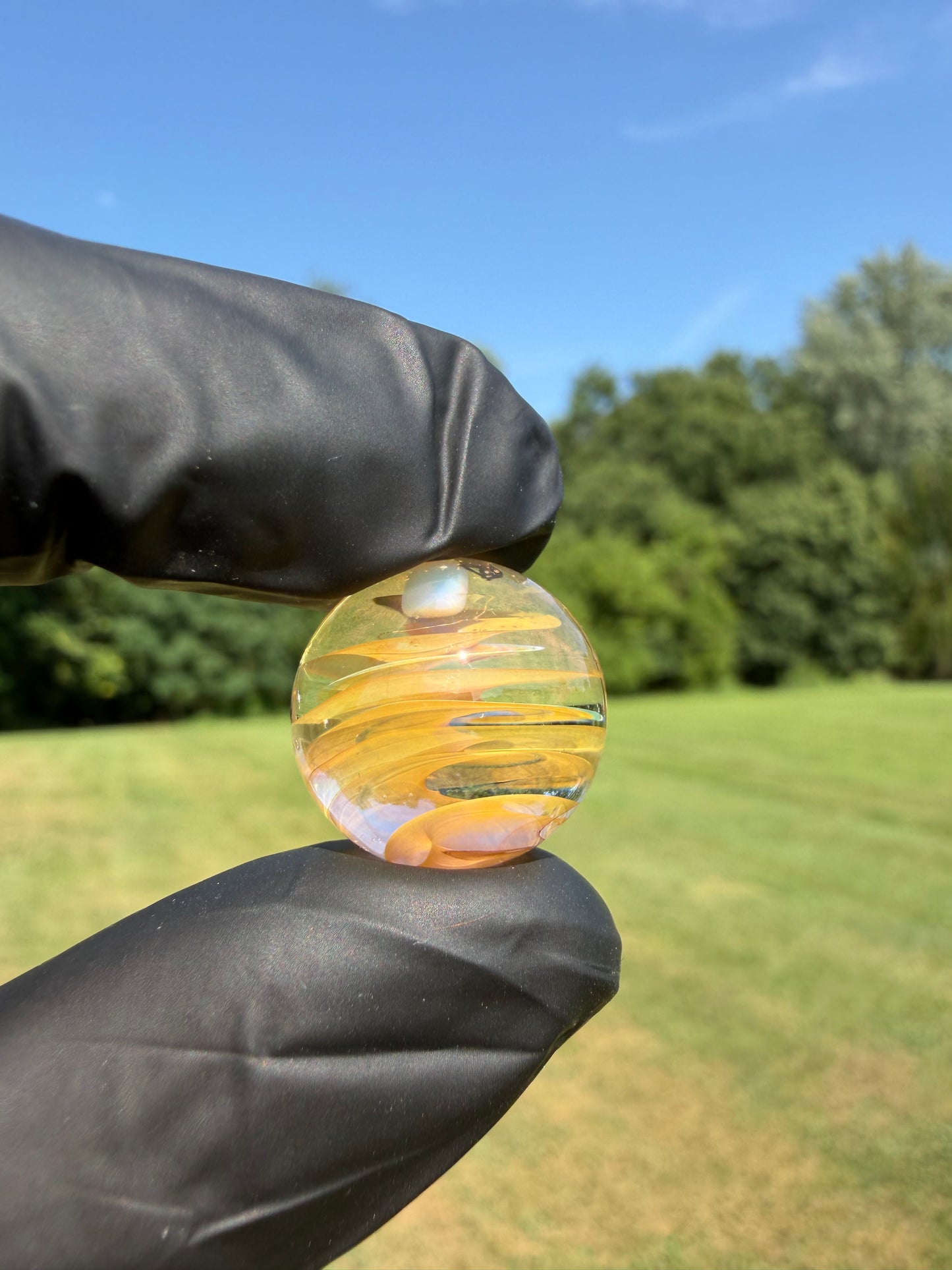 Gold Swirl Opal Marble