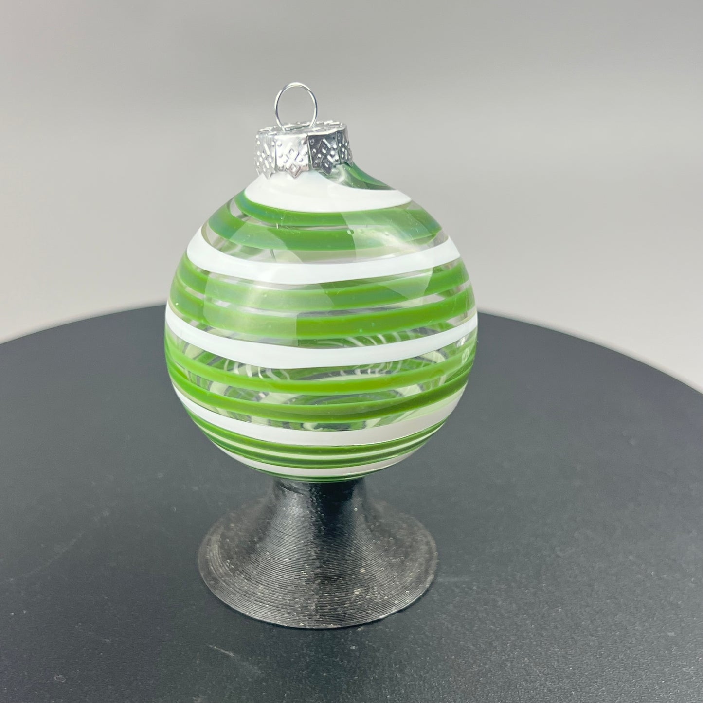 Green & White Ornament