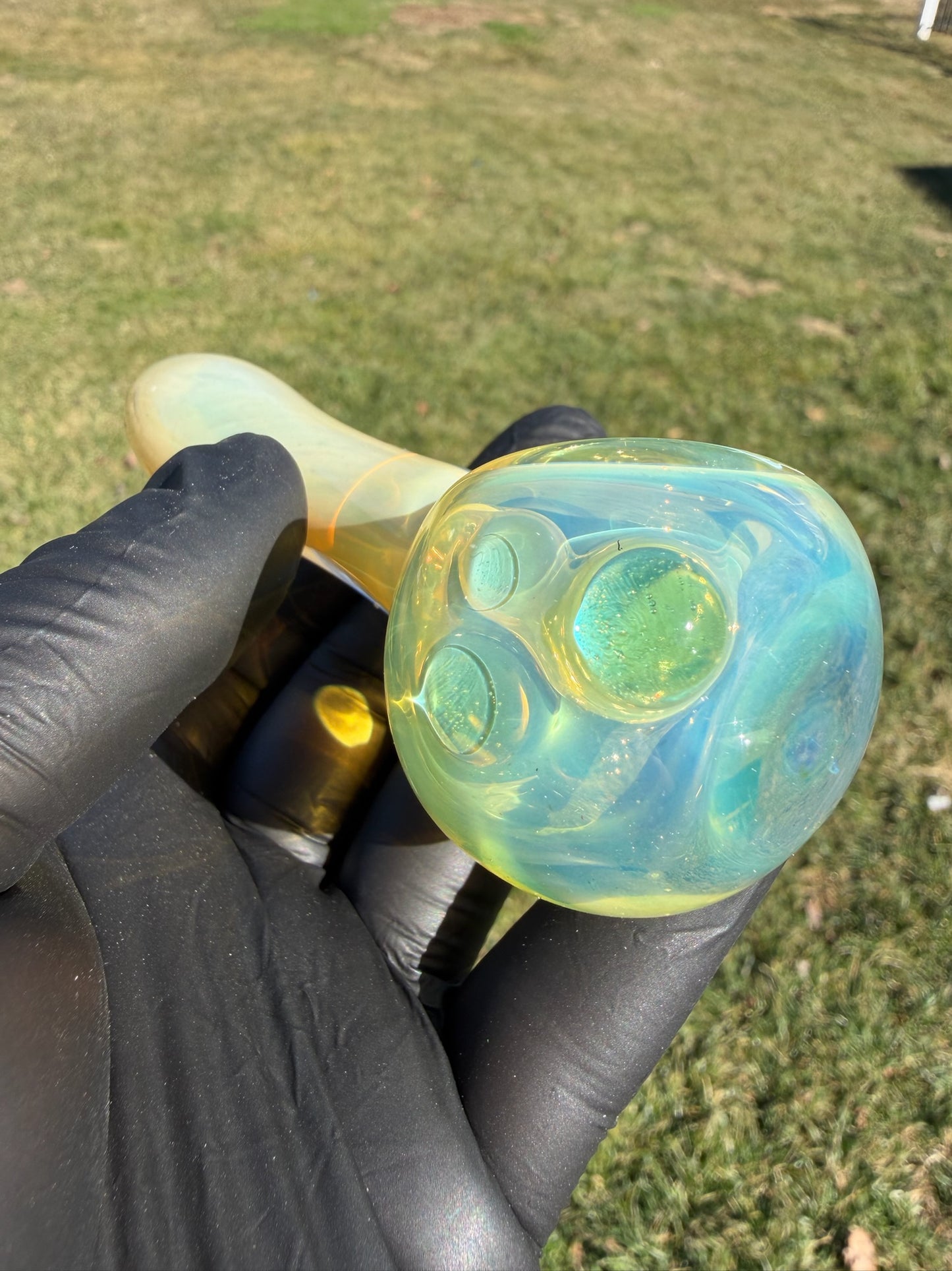 Silver Fume w/Ghost Bowl