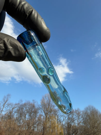 Aqua Sparkle Chillum