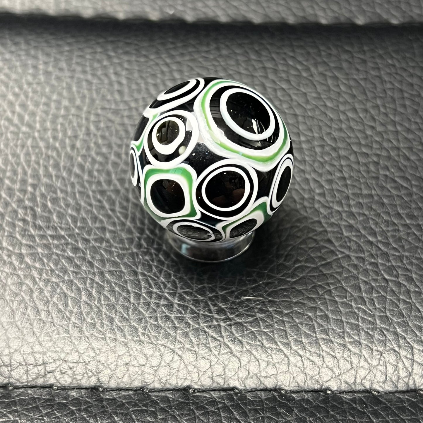 Galaxy Green Dotstack Marble