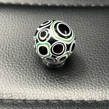Galaxy Green Dotstack Marble