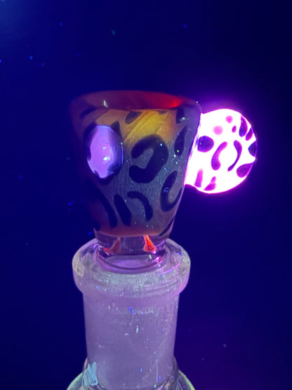 Pink UV Leopard Slide