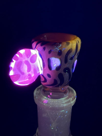 Pink UV Leopard Slide