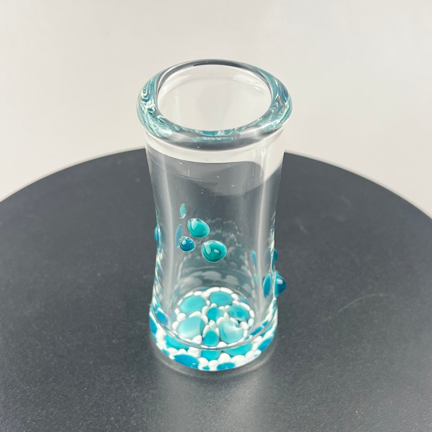 Blue Flower Shot Glass