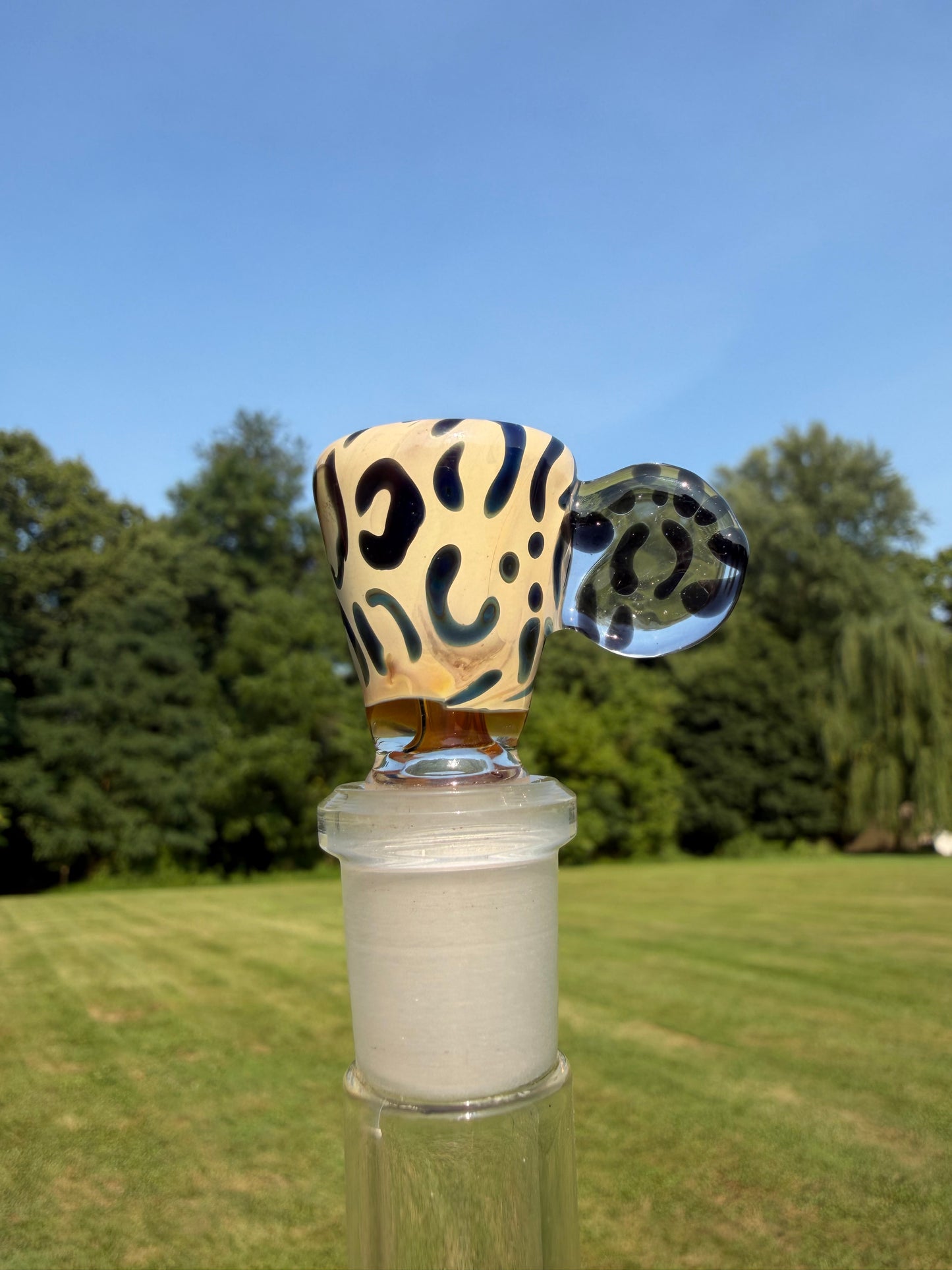Pink UV Leopard Slide