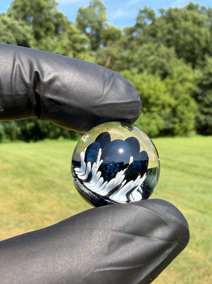 Black & White Implosion Marble