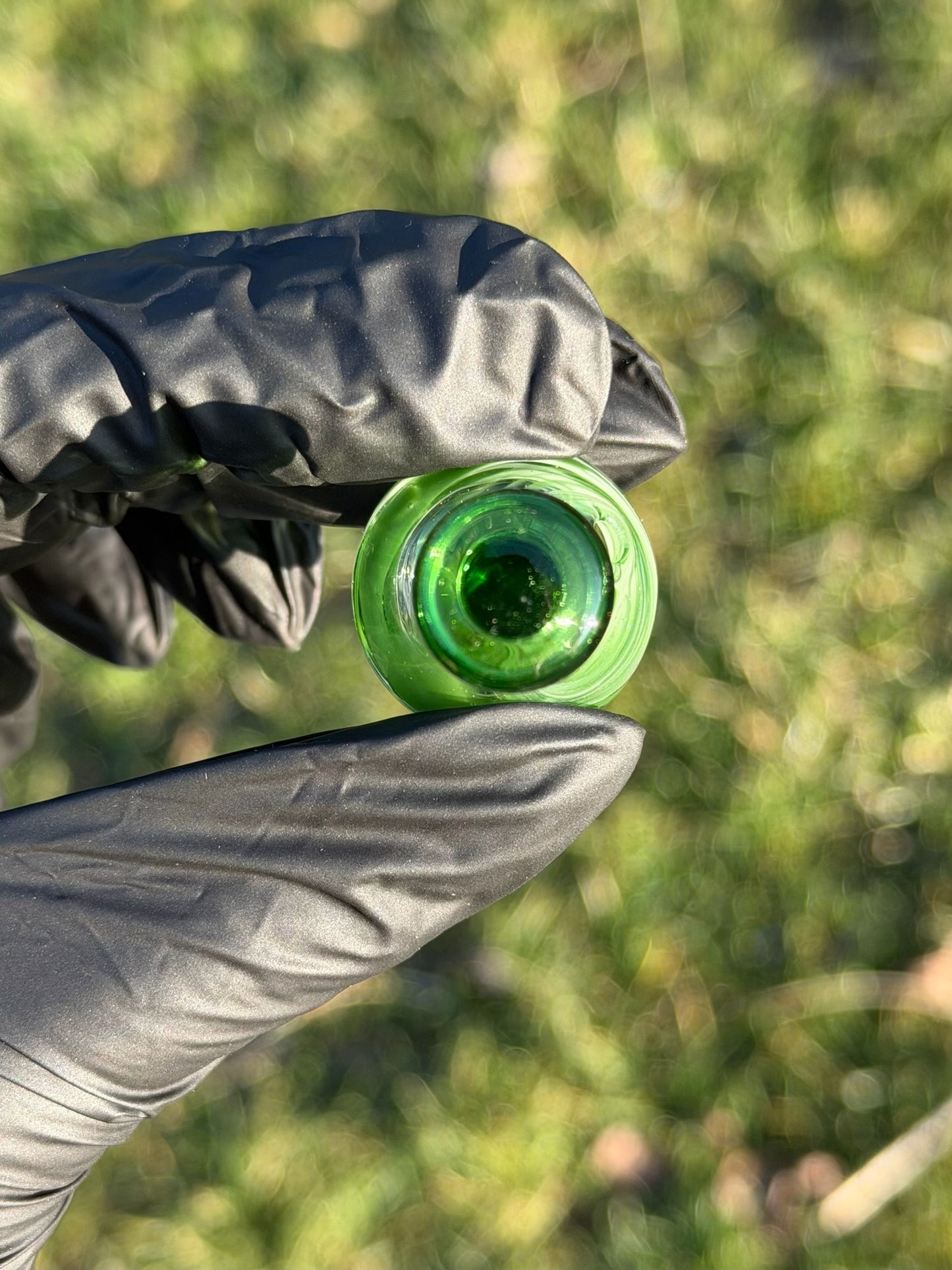 Green Swirl Bubble Cap