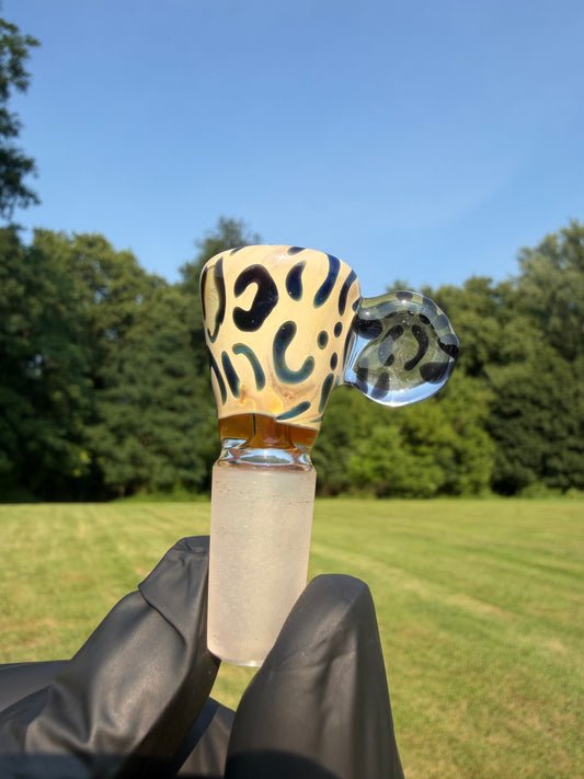 Pink UV Leopard Slide
