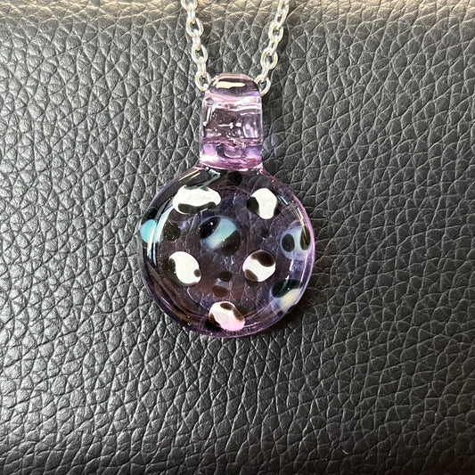 Purple Leopard Pendy