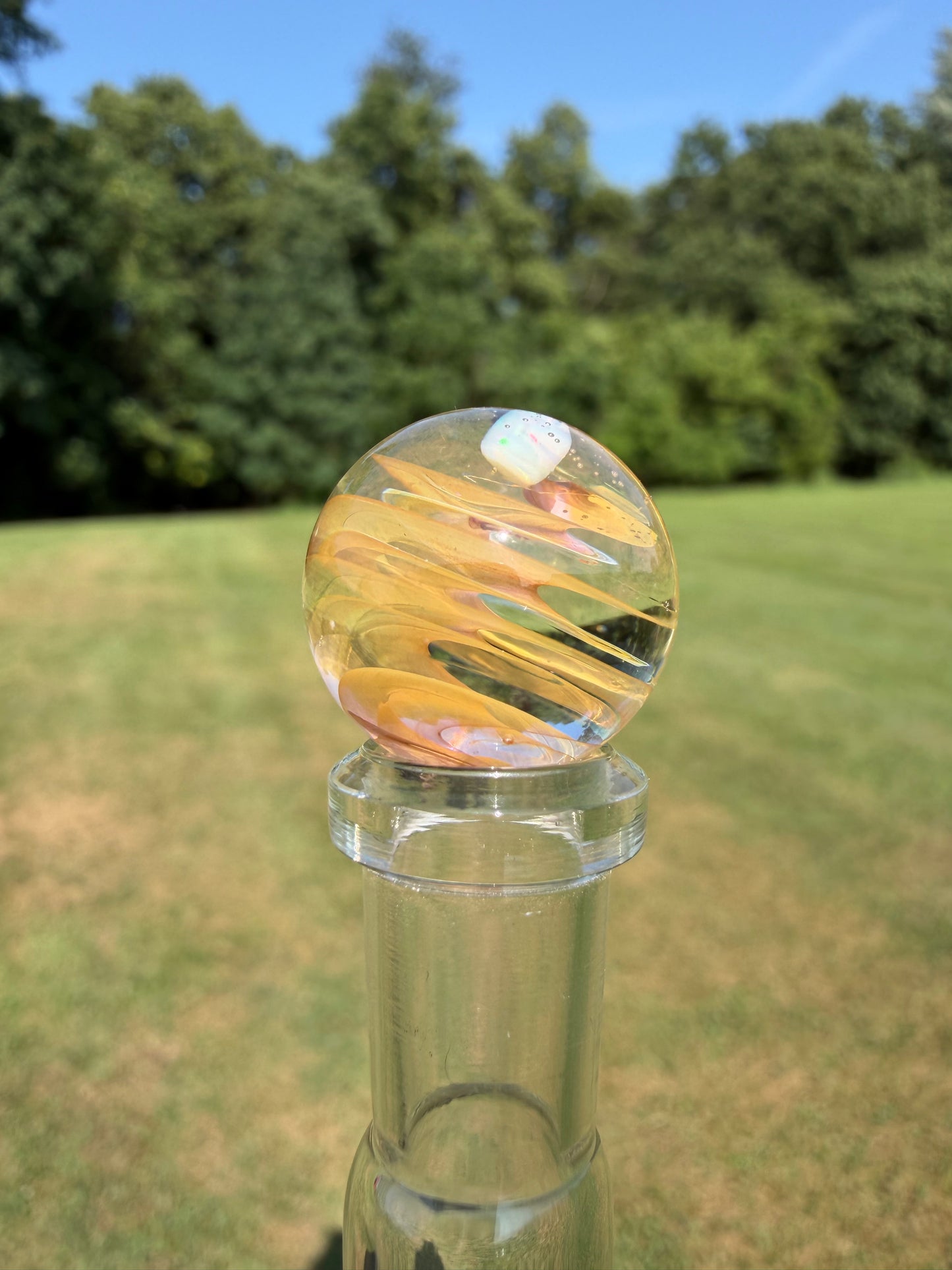 Gold Swirl Opal Marble
