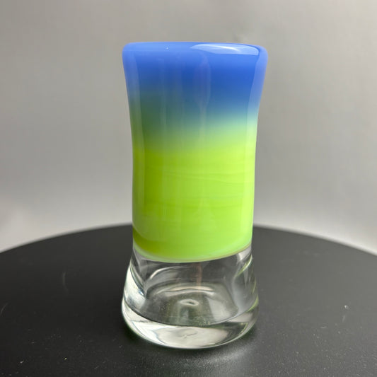 Blue And Green Shot Glass
