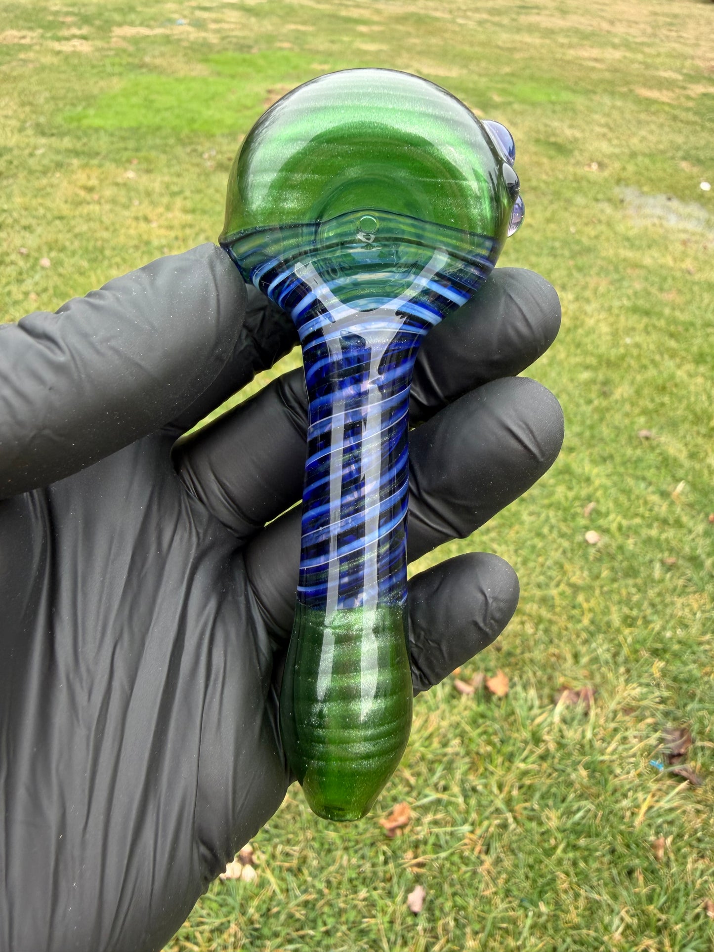 Green Stardust Galaxy Bowl