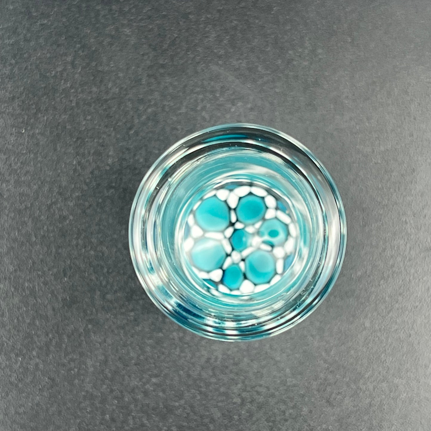 Blue Flower Shot Glass