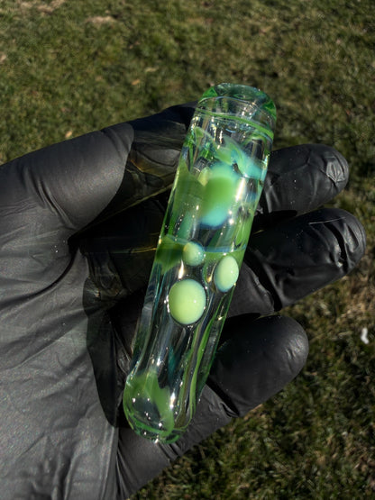 Green Swirl Chillum