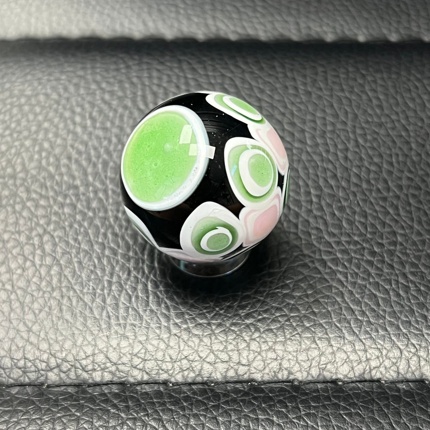 Pink & Green Stardust Dotstack Marble