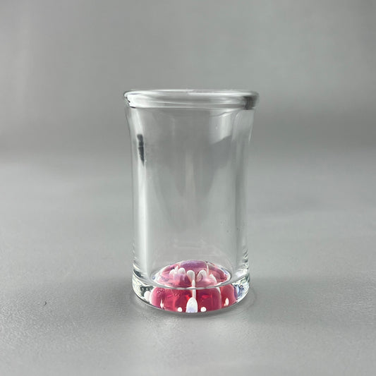 Pink Implosion Shot Glass
