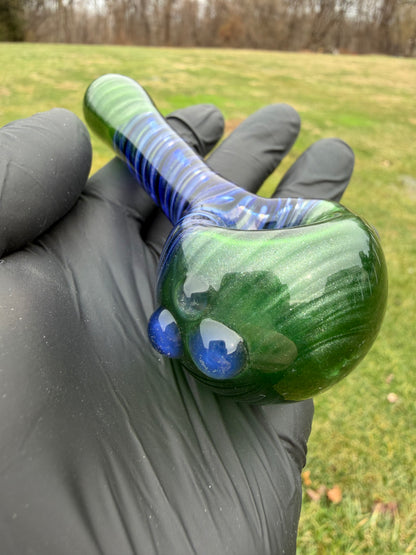 Green Stardust Galaxy Bowl