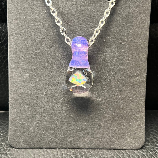 Pink Slyme Opal Pendy (short)