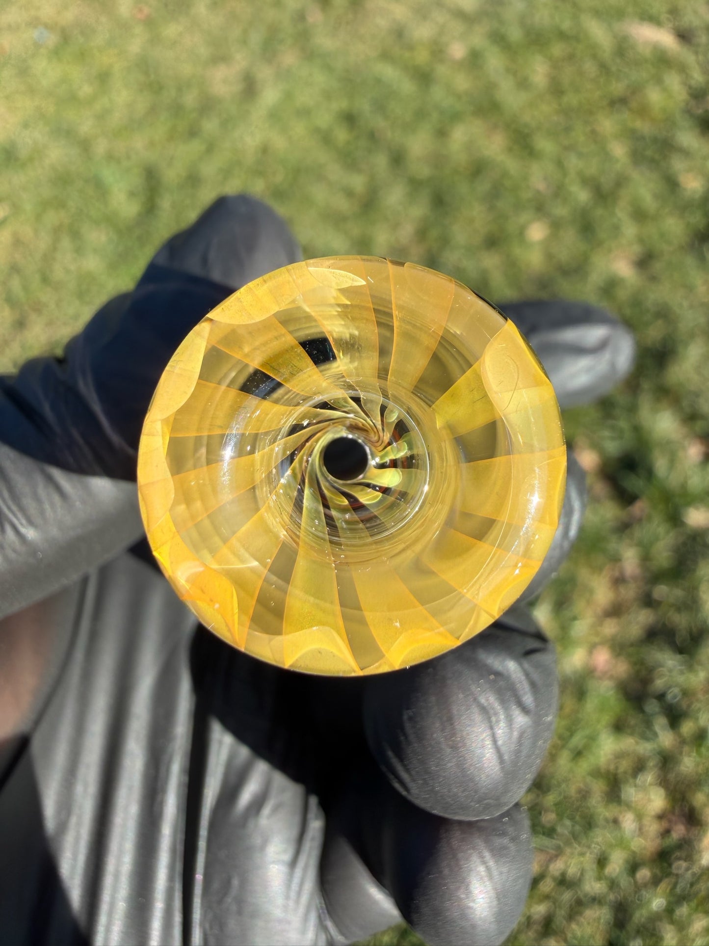 Silver Spiral Chillum