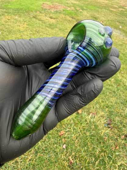 Green Stardust Galaxy Bowl