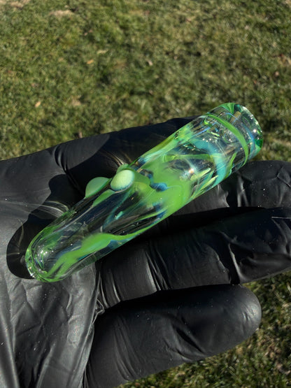Green Swirl Chillum