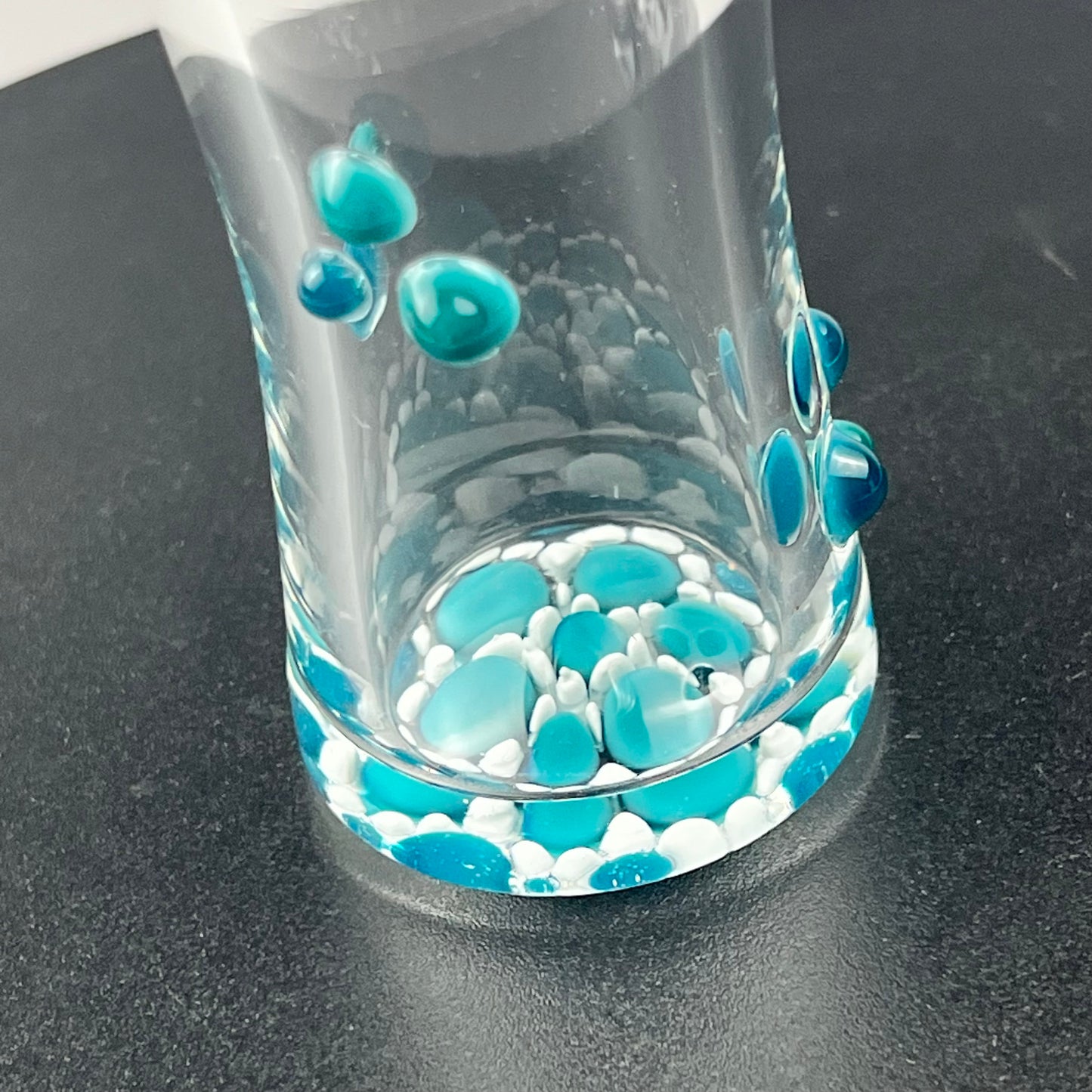 Blue Flower Shot Glass