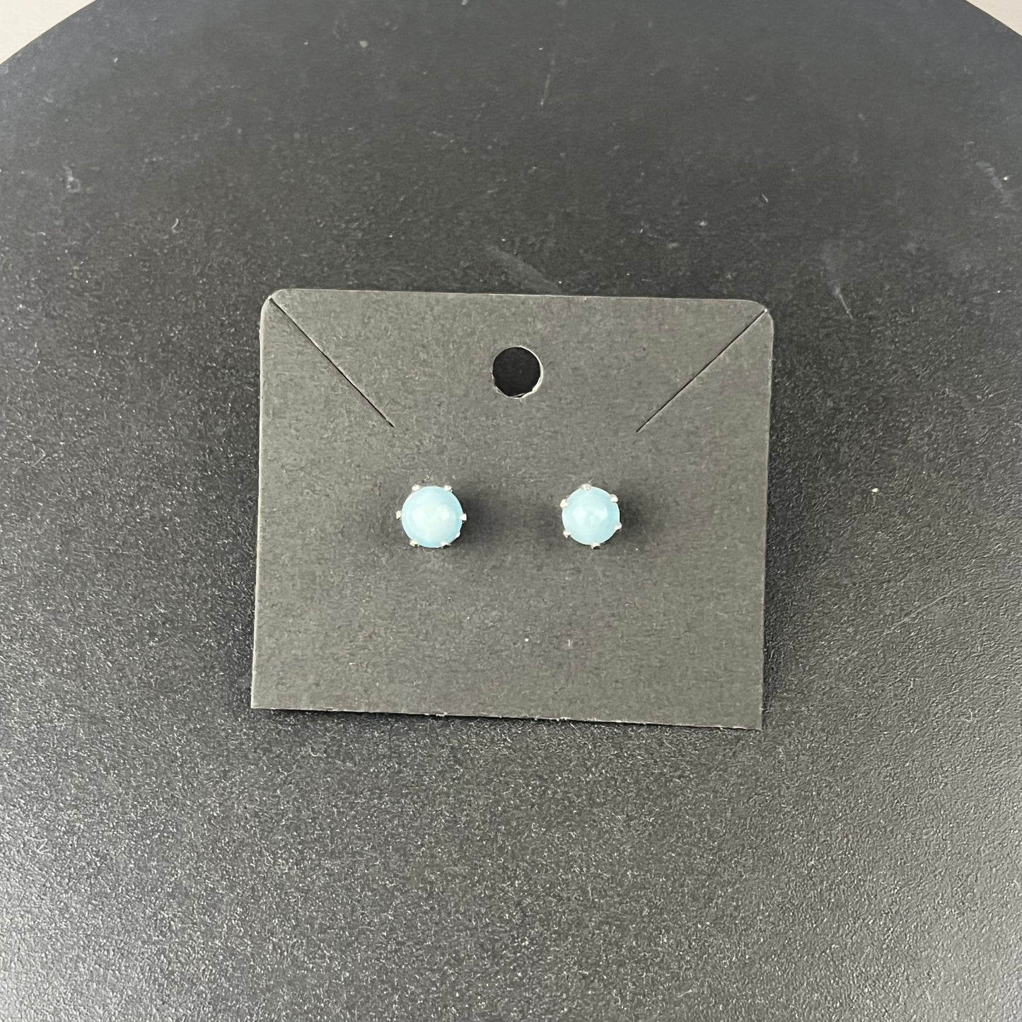 Blue Prong Earrings