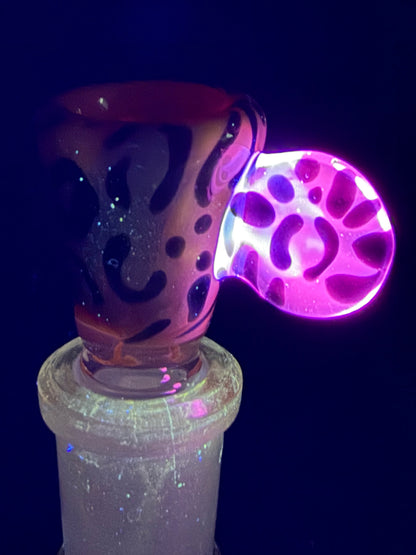 Pink UV Leopard Slide
