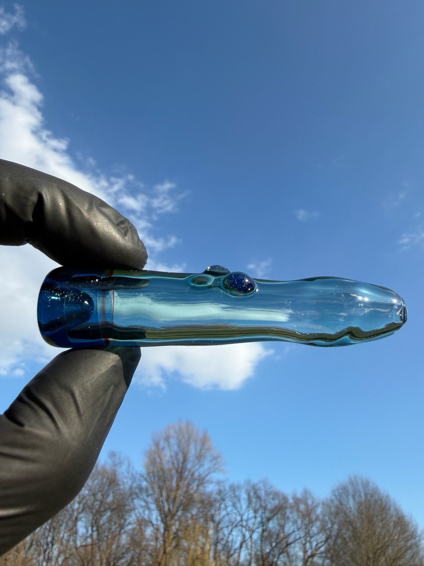 Aqua Sparkle Chillum