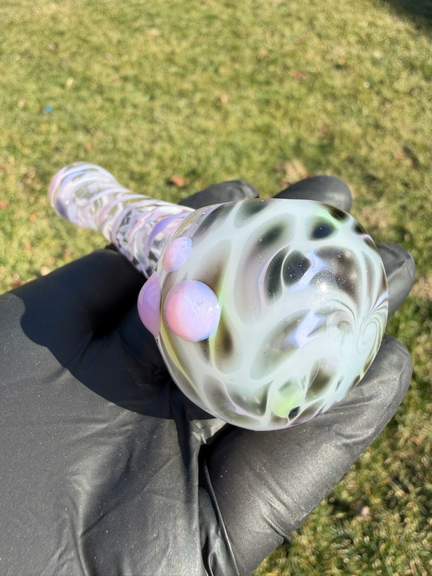 Pastel Leopard Swirl Bowl