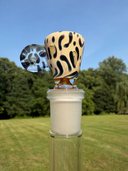 Pink UV Leopard Slide