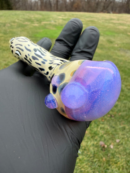 Pink Slyme Leopard Bowl