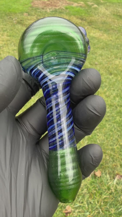 Green Stardust Galaxy Bowl