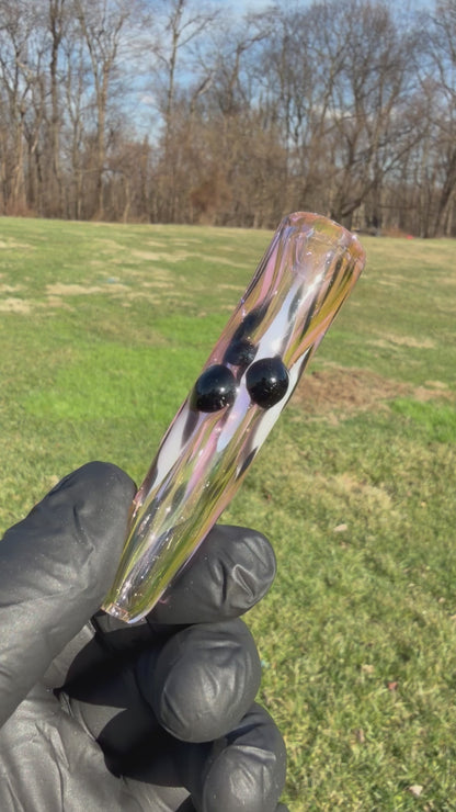 Gold Leopard Chillum