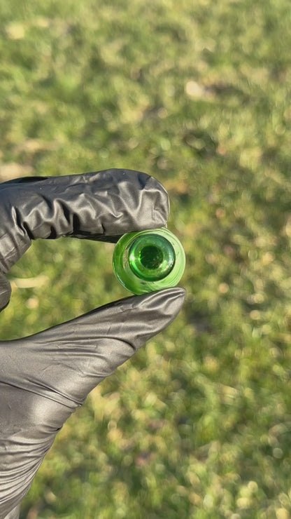 Green Swirl Bubble Cap